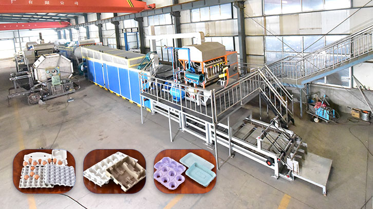 Egg tray machine